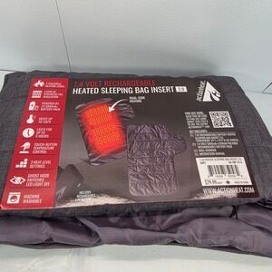 INSERT ONLY ActionHeat 7.4 Volt Rechargeable Heated Sleeping Bag Insert 2.0 Grey